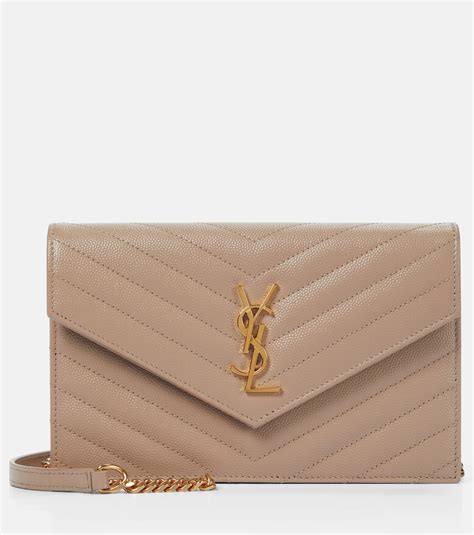 ysl wallet on chain small size|ysl cassandre envelope chain wallet.